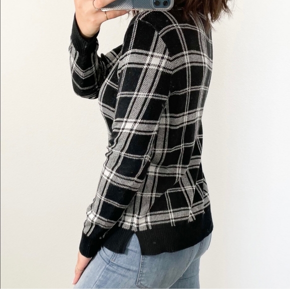 A New Day Crewneck Grid Sweater Size XXL - Picture 2 of 5